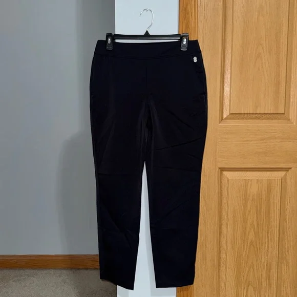 Tommy Bahama Women’s Black Everyday Active Nylon Pull On Pants Size Small - Picture 2 of 7